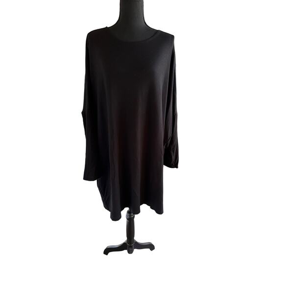 Bryn Walker - Damien Ponti Crew Neck Dolman Sleeve Oversized Tunic -XXL - Picture 5 of 12